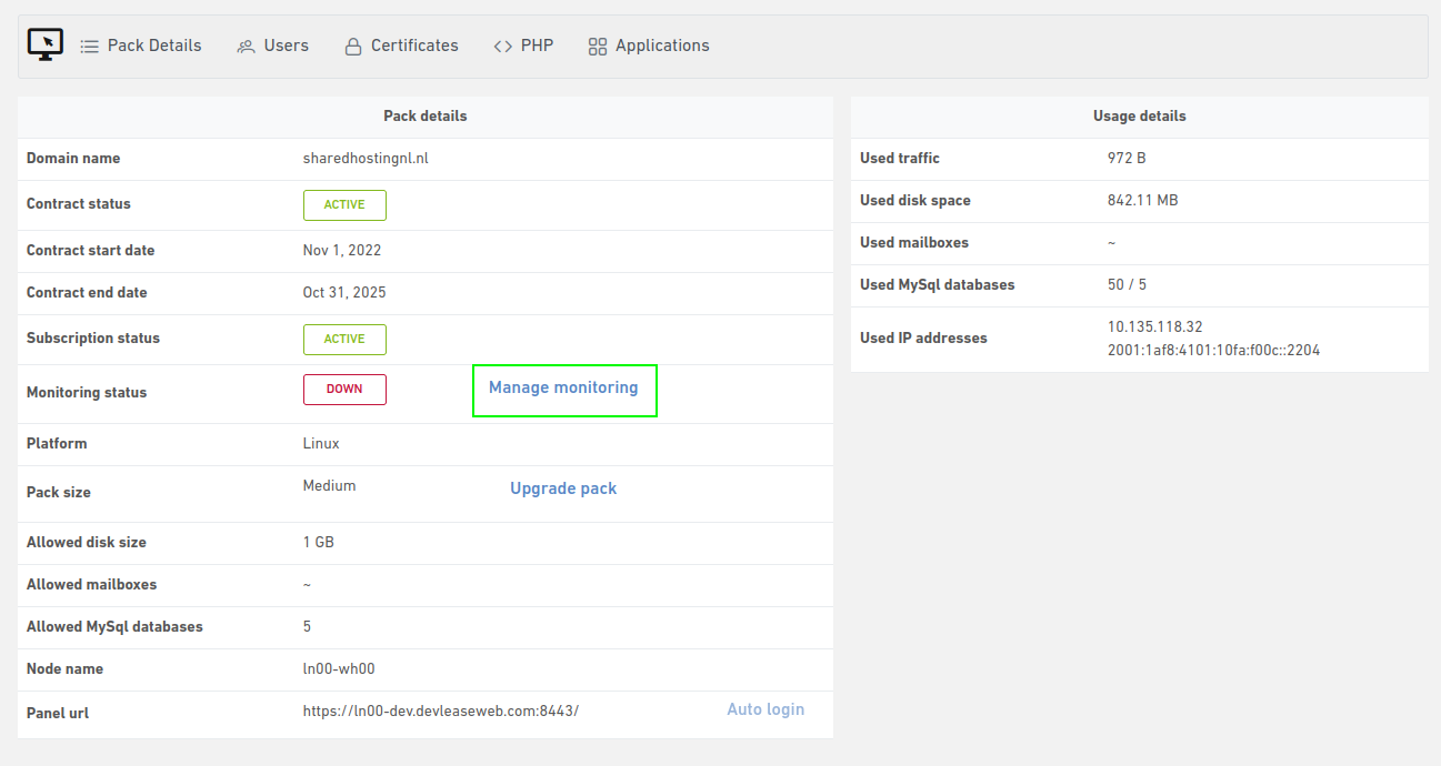 Web Hosting Overview - Knowledge Base - Leaseweb