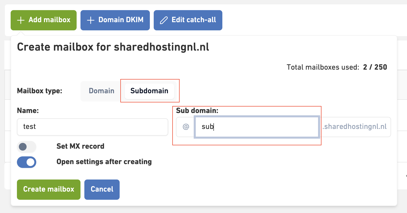 Email Hosting Overview 8 Screenshot 2025 10 30 at 13.00.38