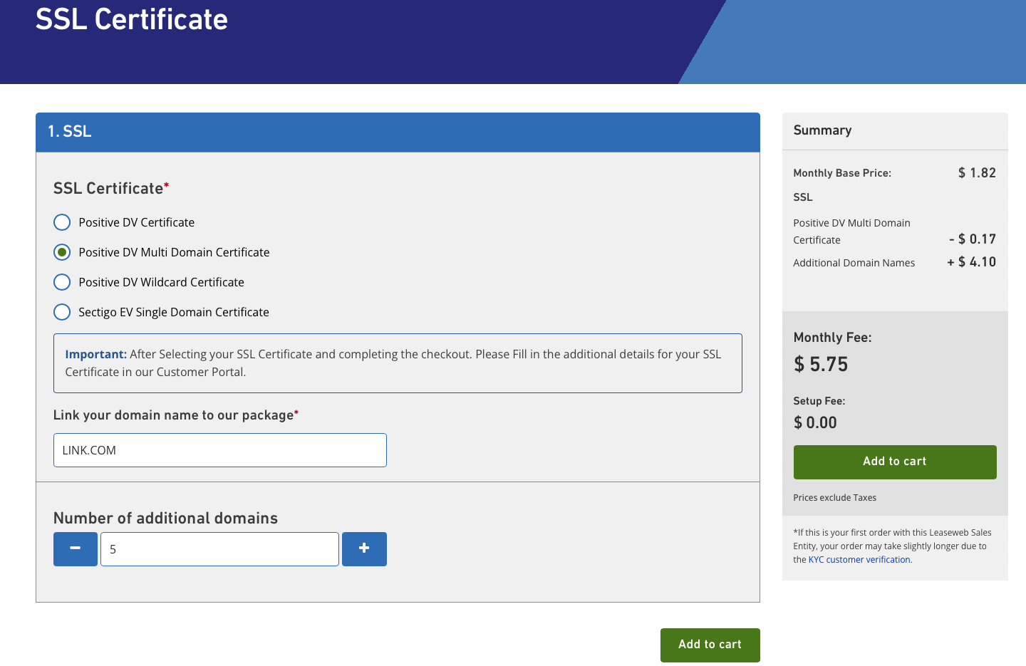 SSL Certificates - Knowledge Base - Leaseweb