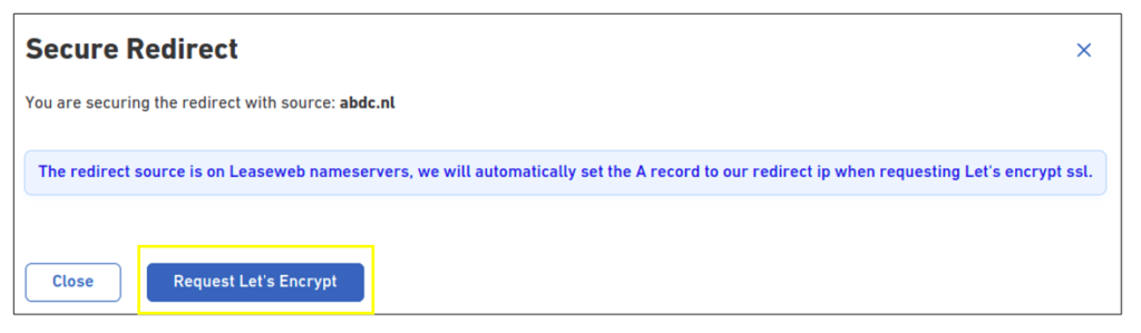 Redirecting Domain Name 38 secure redirect letsencrypt