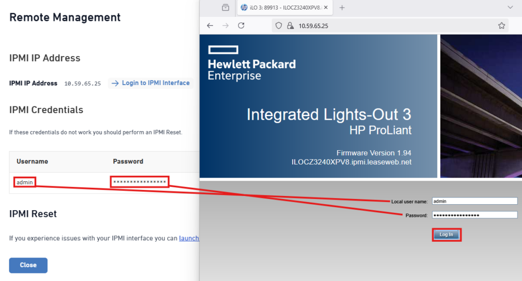 How to Access the iLO 3 Web Interface and Console 12 image 11