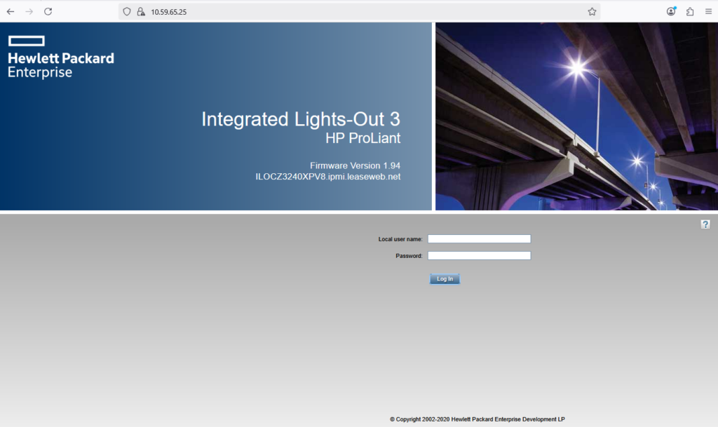 How to Access the iLO 3 Web Interface and Console 9 image 3