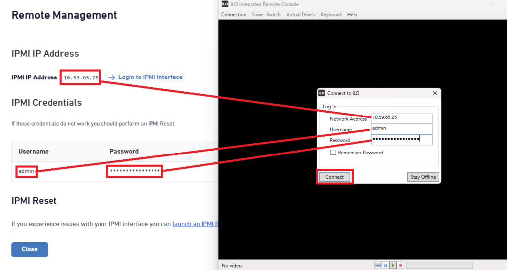 How to Access the iLO 3 Web Interface and Console 6 image 7