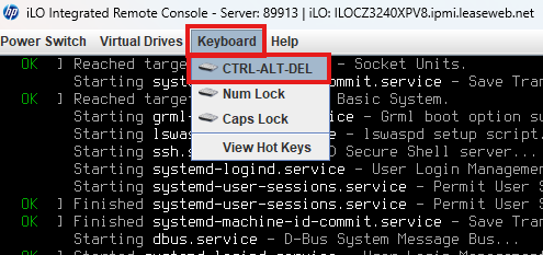 How to Access the iLO 3 Web Interface and Console 23 image 3